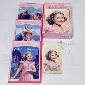 The Shirley Temple Collection Volume 1 (3 DVD’s) Bonus Bracelet
